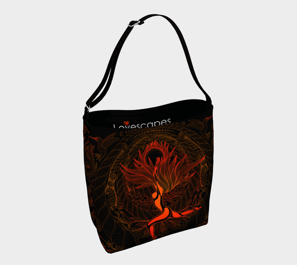 Lovescapes Gym Bag (moonlight Melodies - Fire) - Lovescapes Art