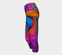 Lovescapes Yoga Capris (The Goddess in Me 01) - Lovescapes Art