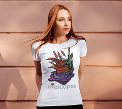 Lovescapes Lady's Tee (Loons in Hiding )