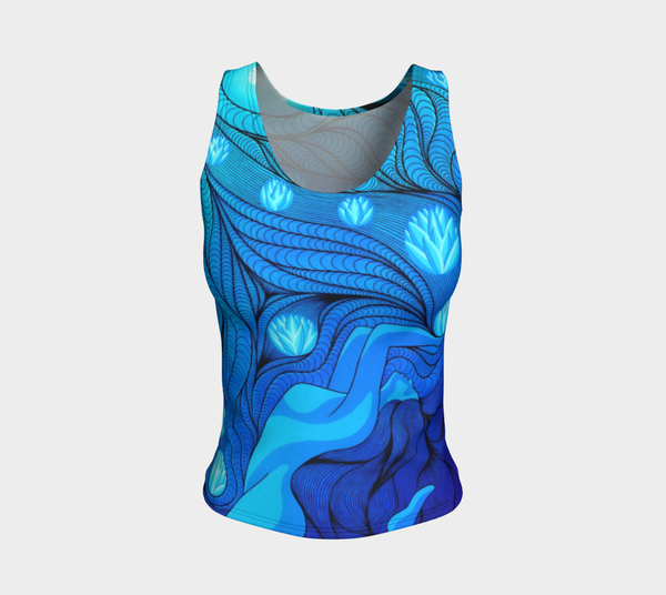 Lovescapes Fitted Tank Top (Once Upon a Time 01) - Lovescapes Art