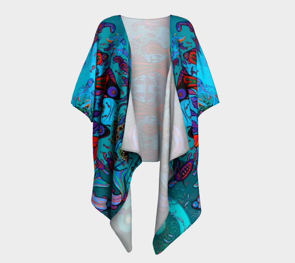 Lovescapes Silk Draped Kimono (Soul Travelers)