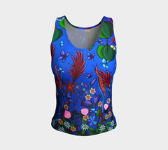 Lovescapes Fitted Tank Top (Little Meadow) - Lovescapes Art