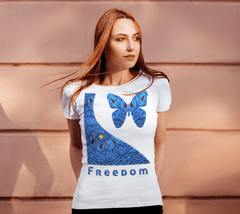 Lovescapes Lady's Tee (Freedom - Creative Life)
