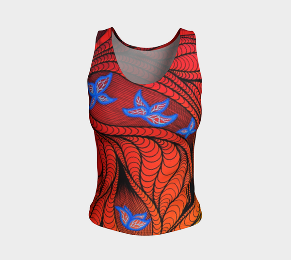 Lovescapes Fitted Tank Top (Regeneration 02) - Lovescapes Art