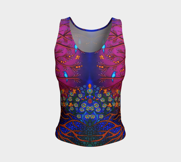 Lovescapes Fitted Tank Top (Gates of Eden 01)