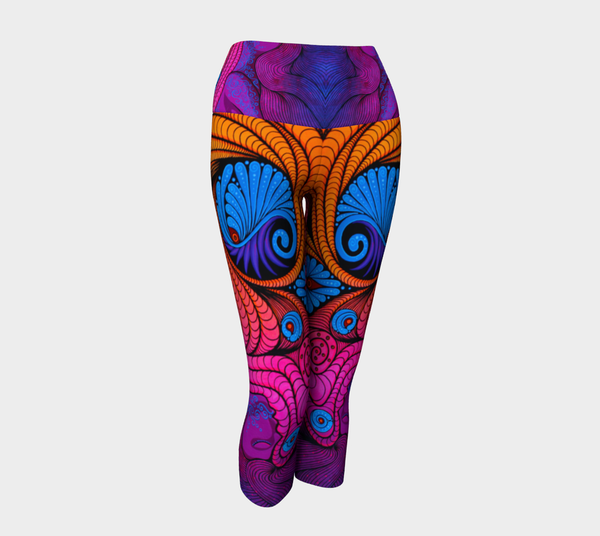 Lovescapes Yoga Capris (The Goddess in Me 01) - Lovescapes Art