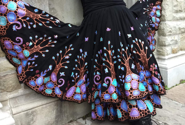 "Midsummer's Dream" Handmade & Handpainted Skirt