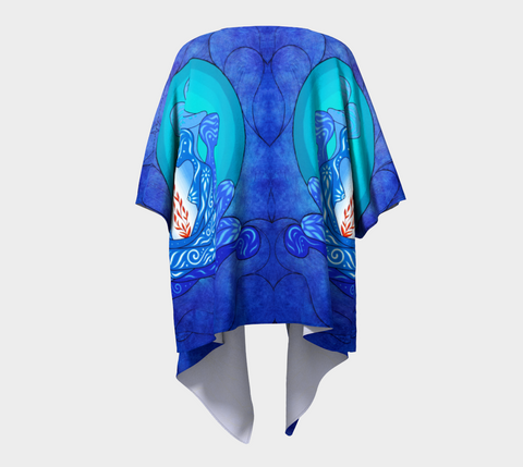 Lovescapes Silk Draped Kimono (Sacred Arcanum )