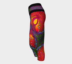 Lovescapes Yoga Capris (Tree of Life 02) - Lovescapes Art