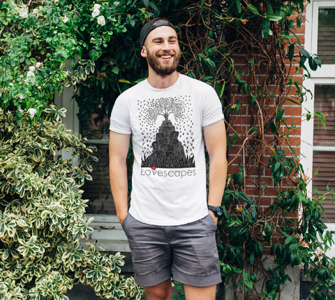 Lovescapes Men's T-Shirt (Great Tree)