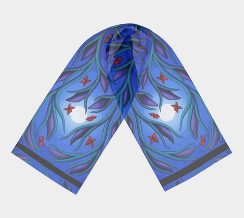Lovescapes Silk Scarf (7 Flyers Prophecy)