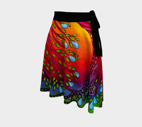 Lovescapes Wrap Skirt (Tree of Life 01) - Lovescapes Art