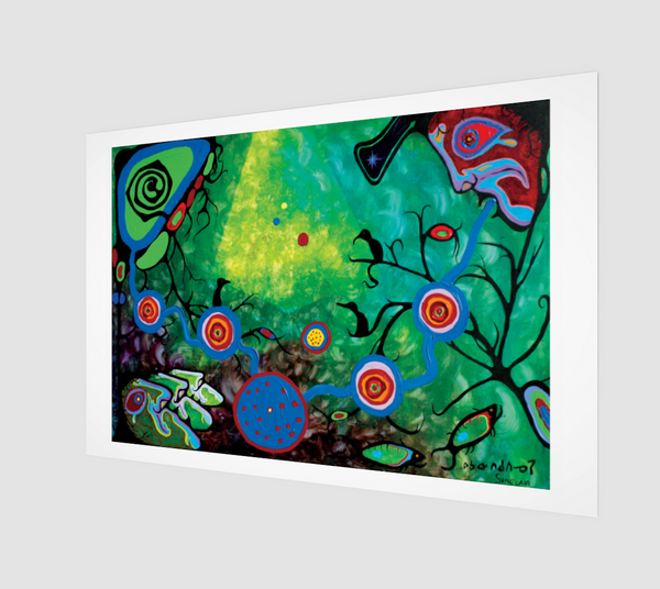 Sounding (Limited Edition Print of 79) Ritchie Sinclair and Norval Morrisseau