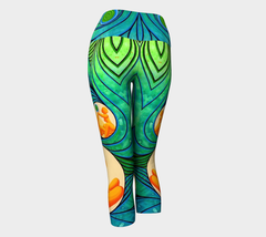 Lovescapes Yoga Capris (Love Bubbles, Becoming One) - Lovescapes Art