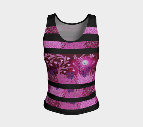 Lovescapes Fitted Tank Top (Love Garden) - Lovescapes Art