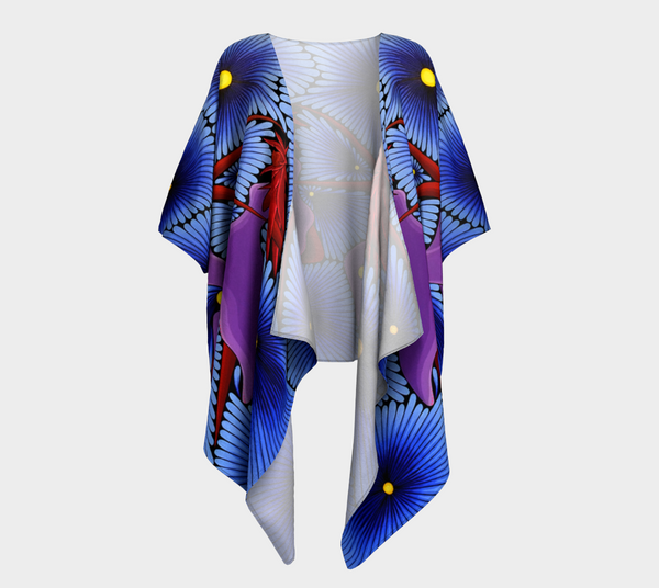 Lovescapes Silk Draped Kimono (Dream Weavers)