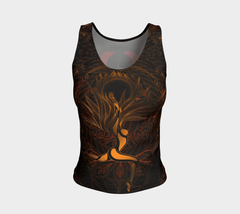 Lovescapes Fitted Tank Top (Moonlight Melodies -Love) - Lovescapes Art