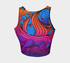 Lovescapes Athletic Crop Top (The Goddess in Me 02) - Lovescapes Art