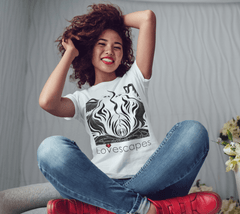 Lovescapes Lady's Tee (Fire Dancers 01)