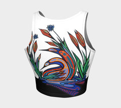 Lovescapes Athletic Crop Top (Loons in Love) - Lovescapes Art