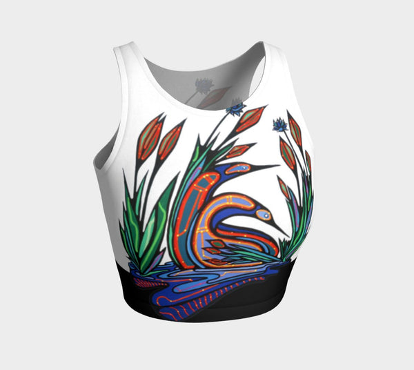 Lovescapes Athletic Crop Top (Loons in Love) - Lovescapes Art