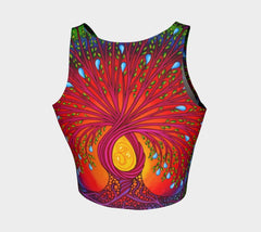 Lovescapes Athletic Crop Top (Tree of Life 03) - Lovescapes Art