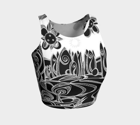 Lovescapes Athletic Crop Top (Spiritual Integrity) - Lovescapes Art