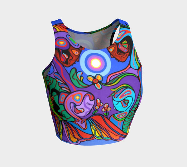 Lovescapes Athletic Crop Top (The Nature of Spirit) - Lovescapes Art