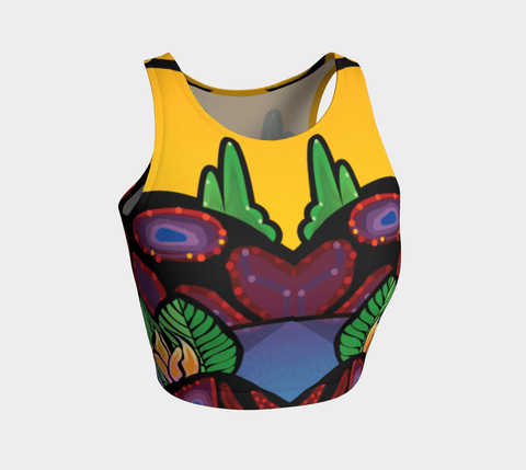 Lovescapes Athletic Crop Top (Hope Springs Eternal 01) - Lovescapes Art
