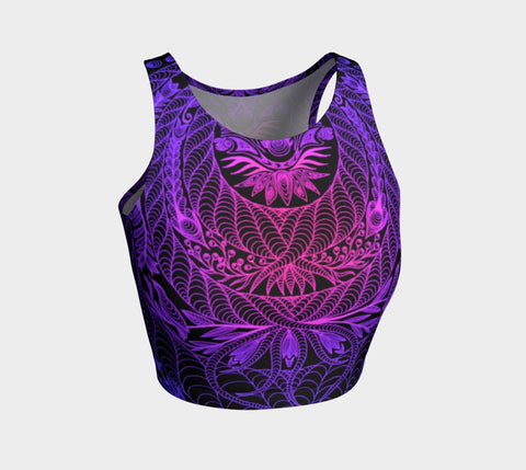 Lovescapes Athletic Crop Top (Maytime Melodies 05) - Lovescapes Art