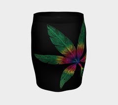 Lovescapes Fitted Skirt (Angel Feathers 04) - Lovescapes Art