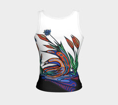 Lovescapes Fitted Tank Top (Loons in Love) - Lovescapes Art
