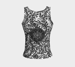 Lovescapes Fitted Tank Top (Womandala 01) - Lovescapes Art