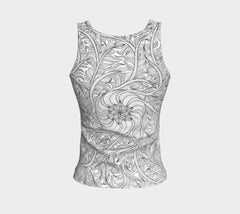 Lovescapes Fitted Tank Top (Womandala 03) - Lovescapes Art