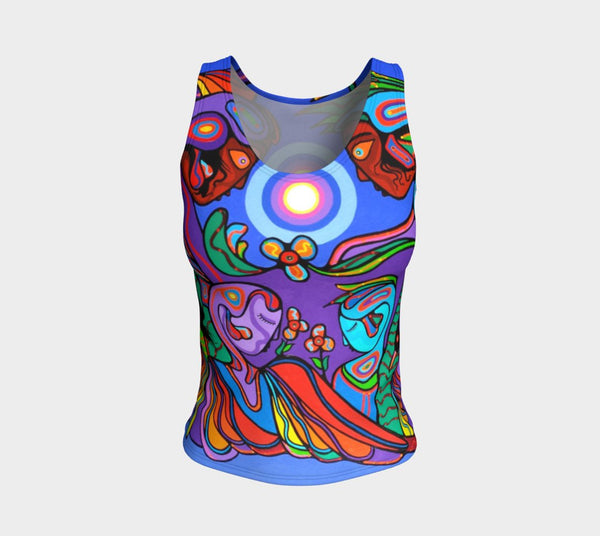 Lovescapes Fitted Tank Top (The Nature of Spirit) - Lovescapes Art