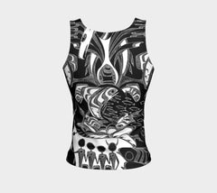 Lovescapes Fitted Tank Top (Native Canadian Spirit) - Lovescapes Art
