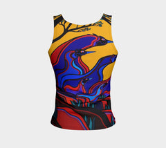 Lovescapes Fitted Tank Top (God's Country 01) - Lovescapes Art