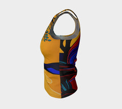 Lovescapes Fitted Tank Top (God's Country 01) - Lovescapes Art