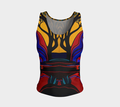 Lovescapes Fitted Tank Top (God's Country 02) - Lovescapes Art