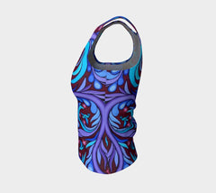 Lovescapes Fitted Tank Top (Wirl-Wind Sonette) - Lovescapes Art