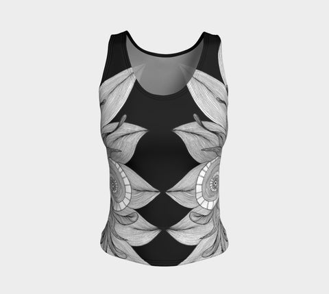 Lovescapes Fitted Tank Top (Twinflame Fusion 01) - Lovescapes Art