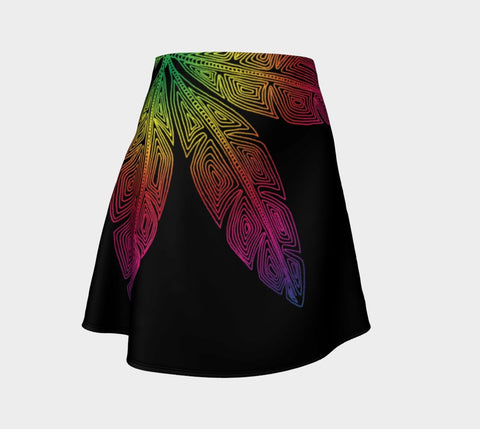 Lovescapes Flare Skirt (Angel Feathers 02) - Lovescapes Art
