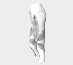 Lovescapes Yoga Capris (Angel Feathers 06) L.E. - Lovescapes Art