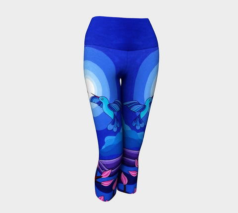 Lovescapes Yoga Capris (Dancing in the Moonlight) - Lovescapes Art
